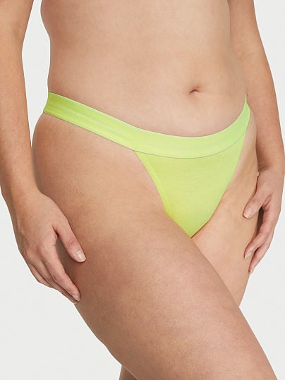 Panty de algodón cintura con logo Victoria´s Secret