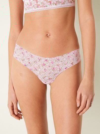 Panty invisible de encaje suave, Pink, Victoria's Secret