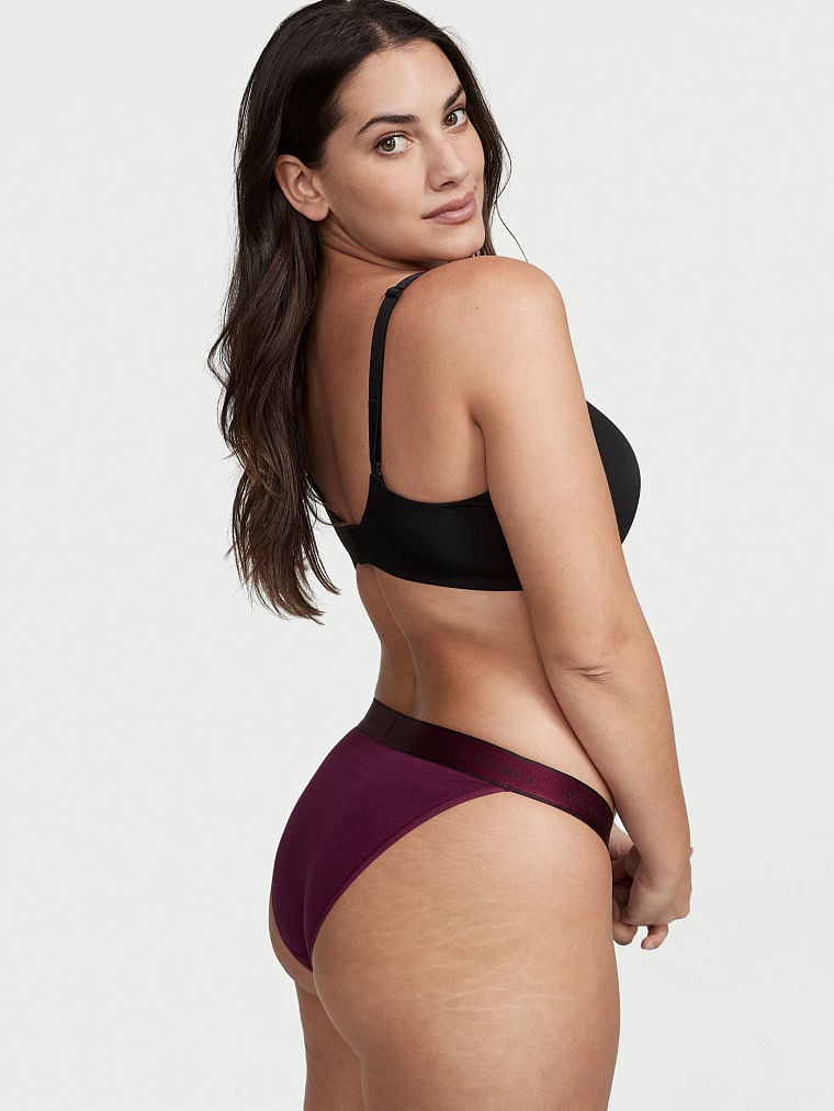 Panty de algodón cintura con logo Victoria´s Secret