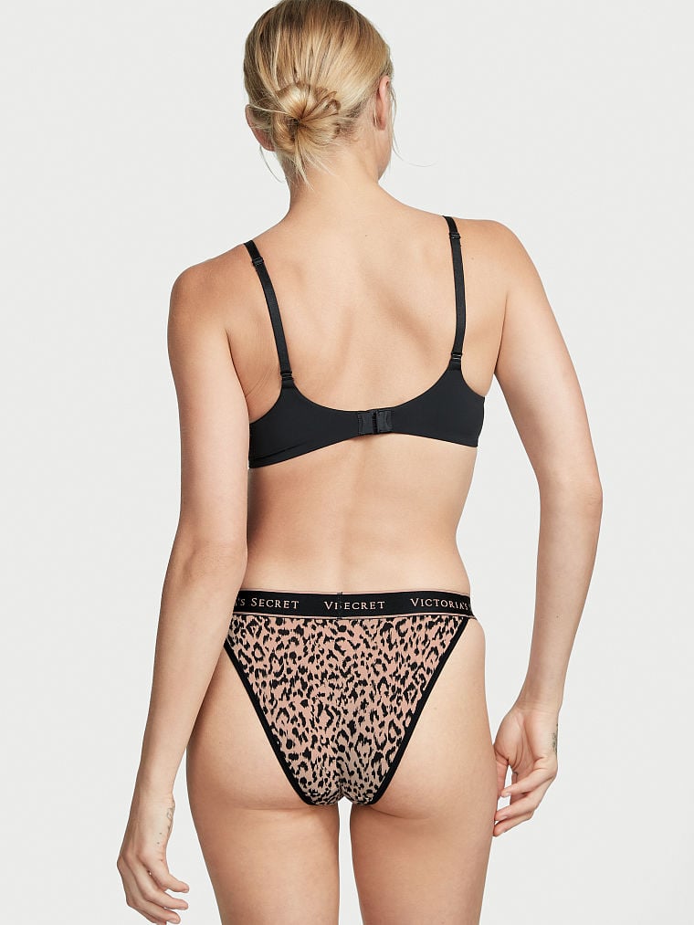 Panty de algodón cintura con logo Victoria´s Secret