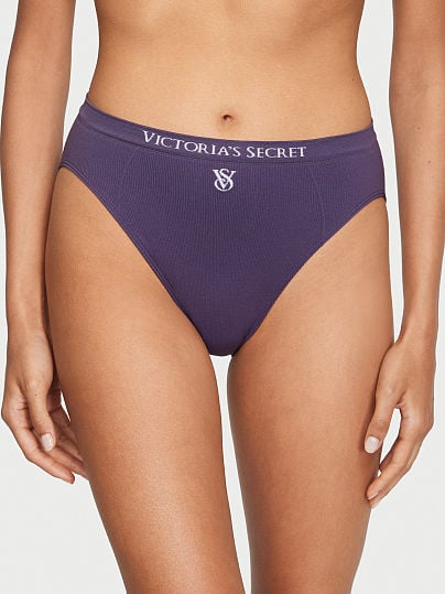 Panty pierna alta con logo