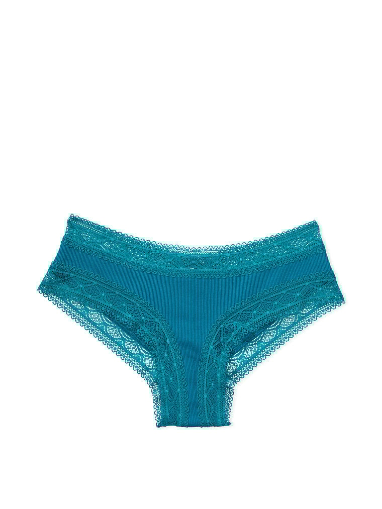 Cheeky de algodón con cintura de encaje Victoria'S Secret