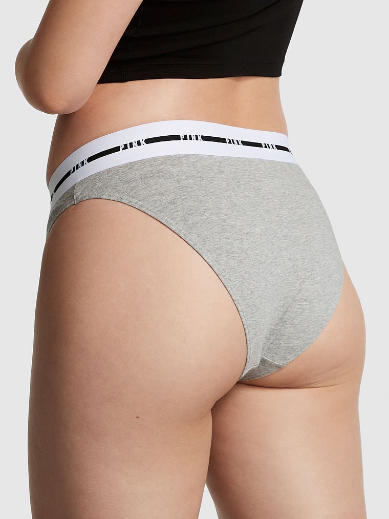 Panty tipo bikini pierna alta con logo Pink, Victoria´s Secret