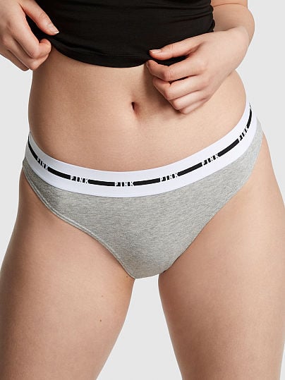 Panty tipo bikini pierna alta con logo Pink, Victoria´s Secret