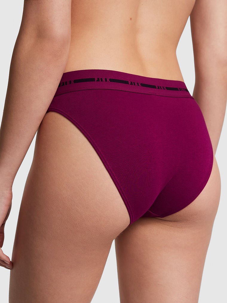 Panty tipo bikini pierna alta con logo Pink, Victoria´s Secret