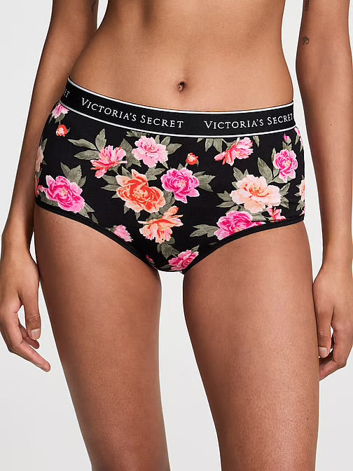 Panty de algodon a la cintura con logo
