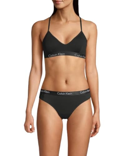 Bralette Calvin Klein de algodón con forro liviano, para mujer