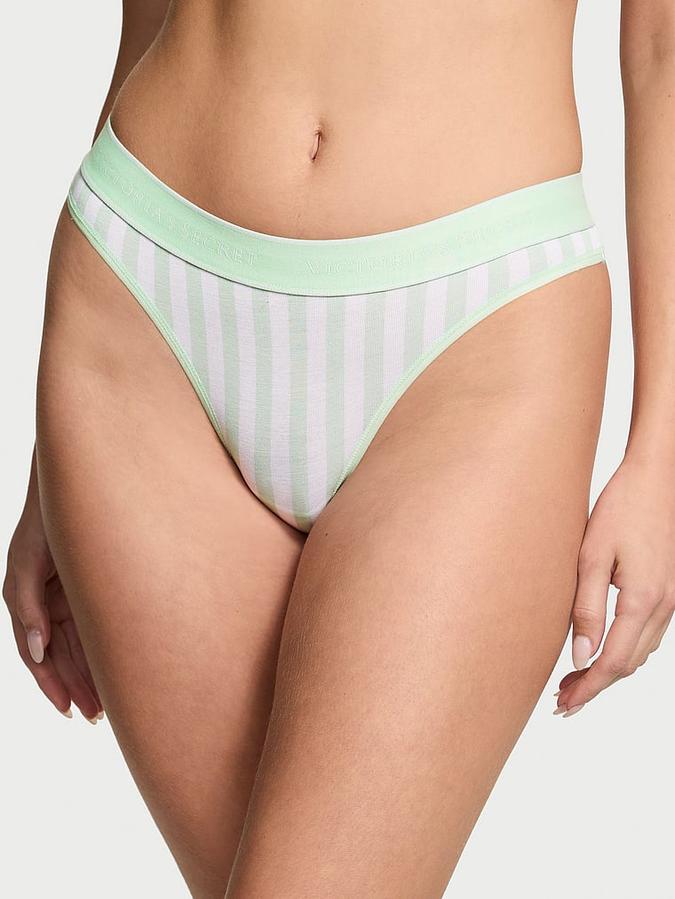 Panty de algodon a la cintura con logo