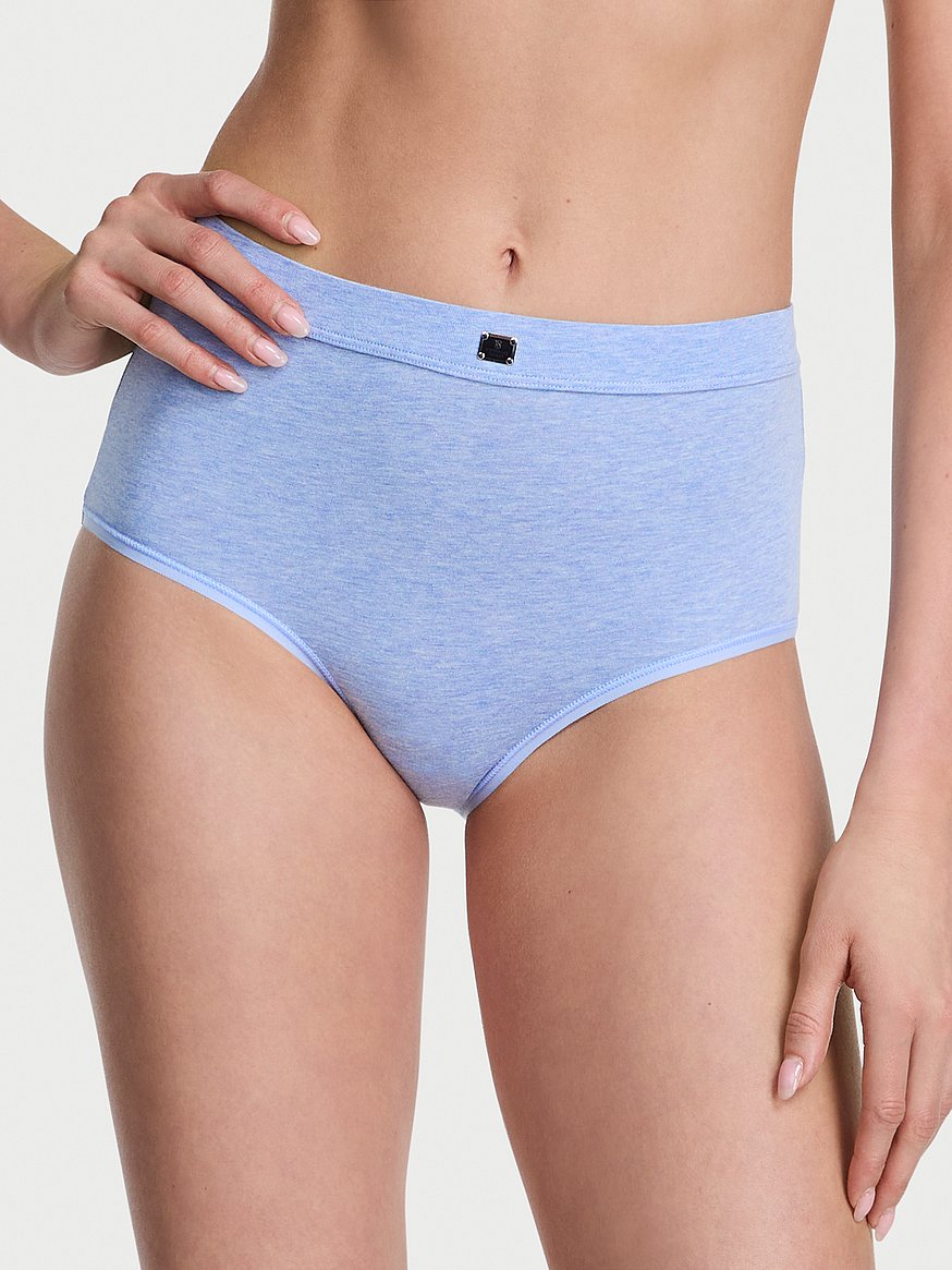 Panty de algodon a la cintura con logo