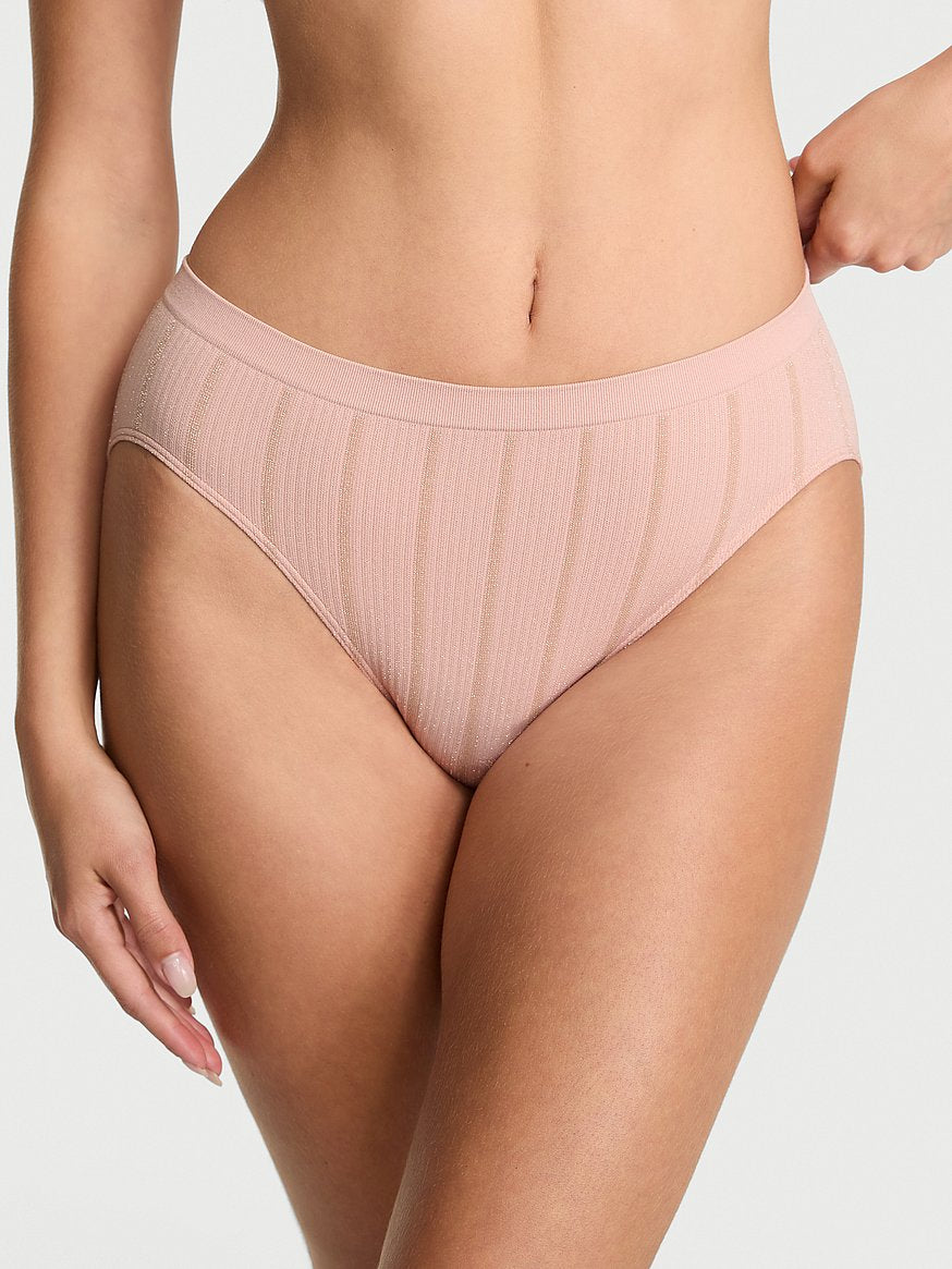 Panty de algodón elástico pierna alta by Victoria's Secret