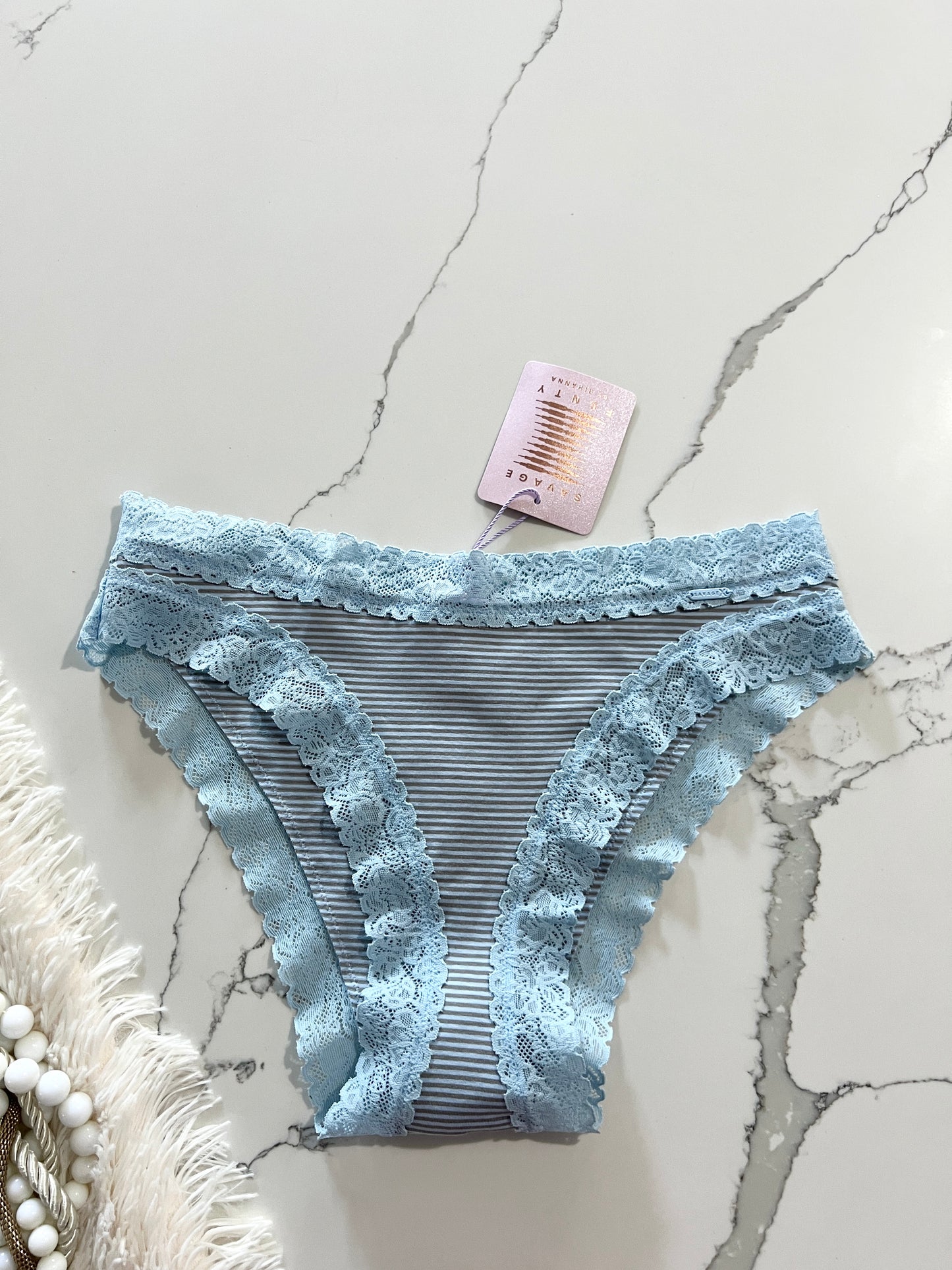 Cheeky de Algodón con Ribete de Encaje - Savage X Fenty
