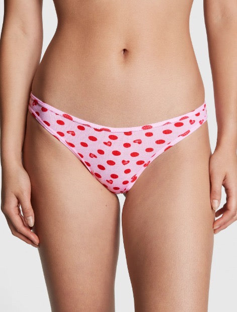 Tanga de algodón colores llamativos Pink Victoria's Secret