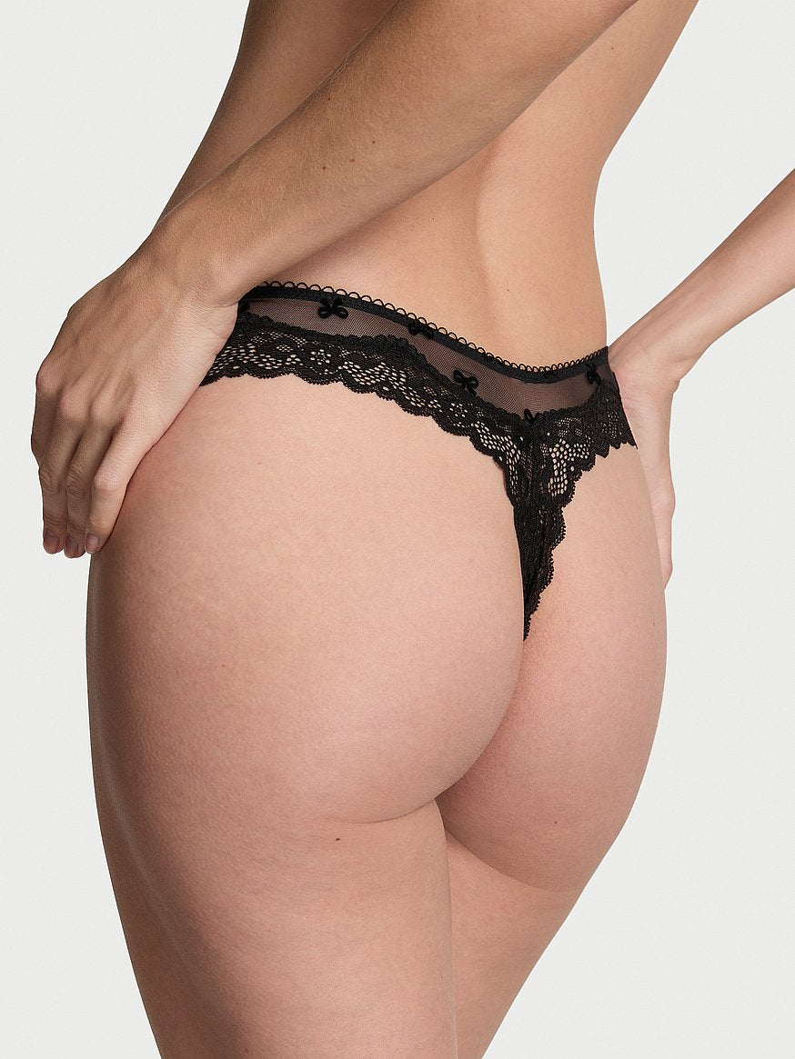 Tanga Lacie de Malla Tease by Victoria's Secret