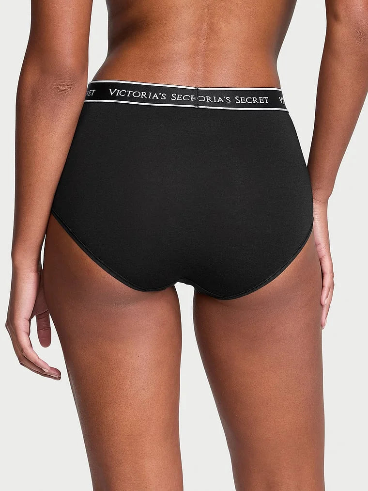 Panty de algodon a la cintura con logo