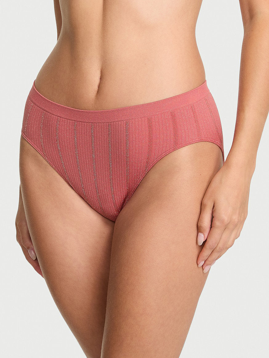 Panty de algodón elástico pierna alta by Victoria's Secret