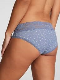 Cheeky de algodón con cintura de encaje Victoria'S Secret