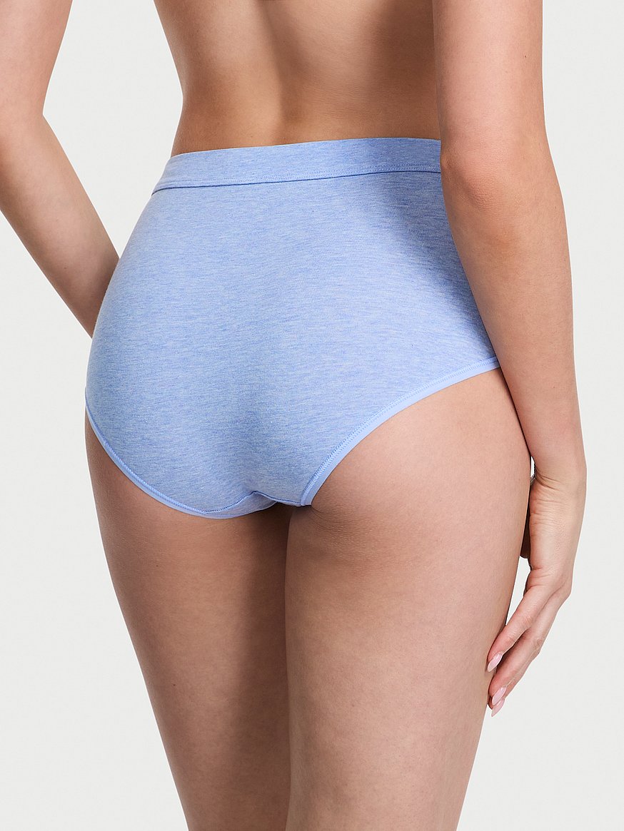 Panty de algodon a la cintura con logo