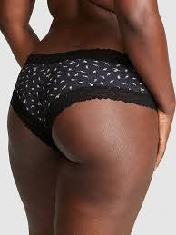 Cheeky de algodón con cintura de encaje Victoria'S Secret