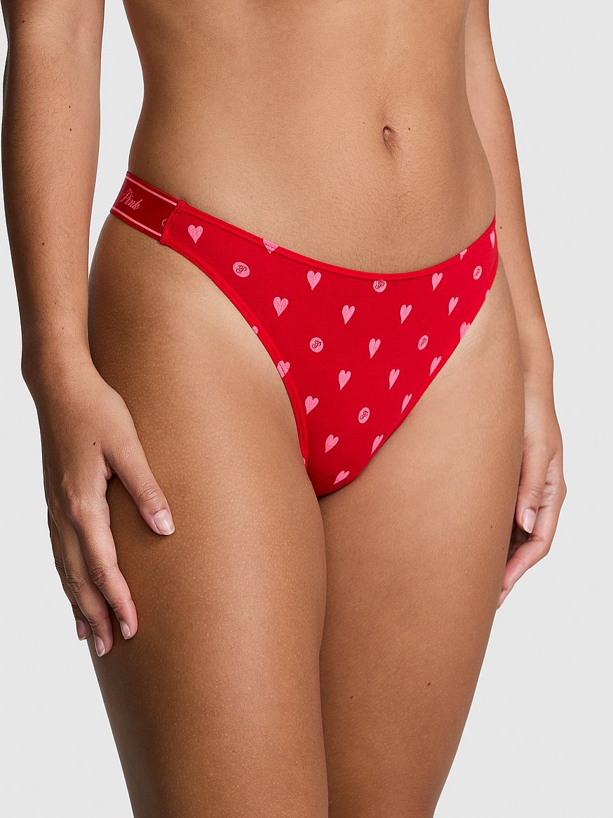 Tanga de Algodón Logo Pink, Victoria's Secret