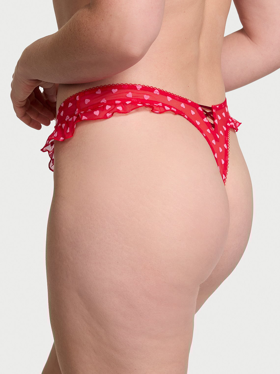 Tanga Lacie de Malla Tease by Victoria's Secret