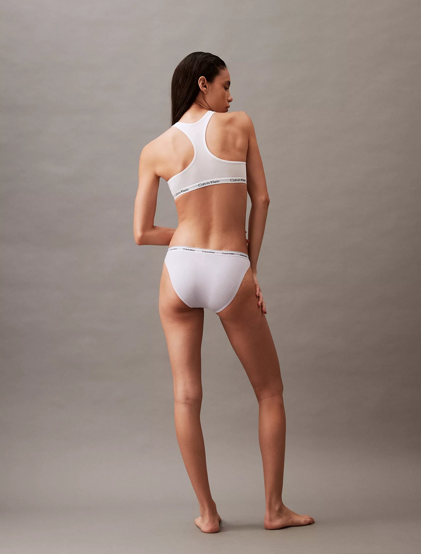 Calvin Klein - Bikini elásticos de algodón con logotipo