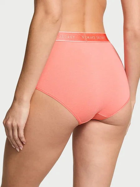 Panty de algodon a la cintura con logo