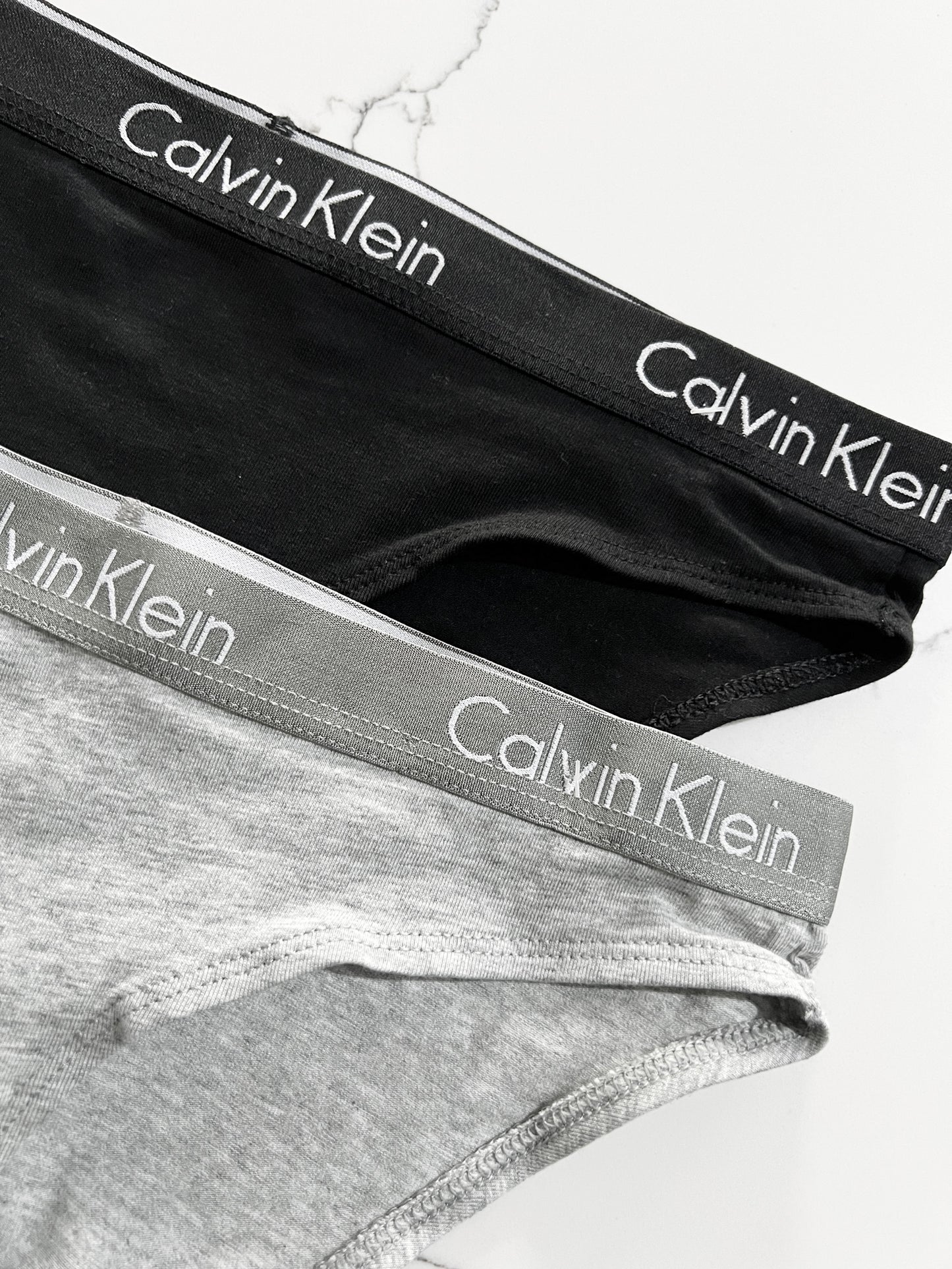 Calvin Klein Bikini de algodón con logotipo en elástico