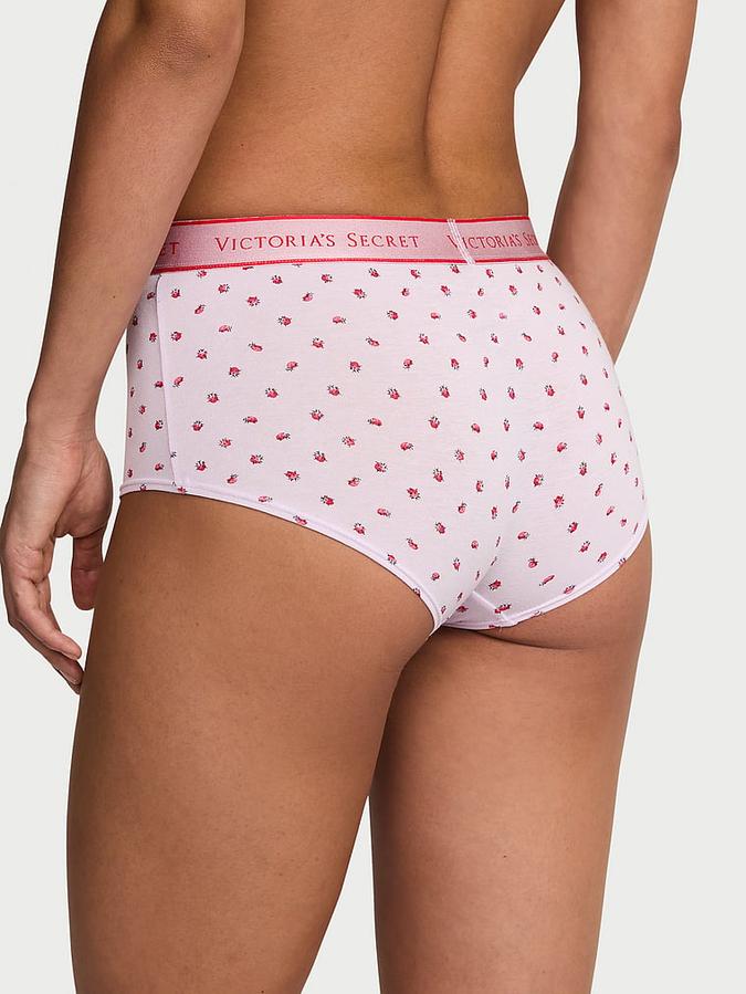 Panty de algodon a la cintura con logo