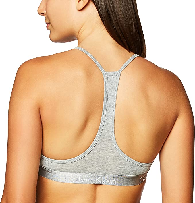 Bralette Calvin Klein de algodón con forro liviano, para mujer