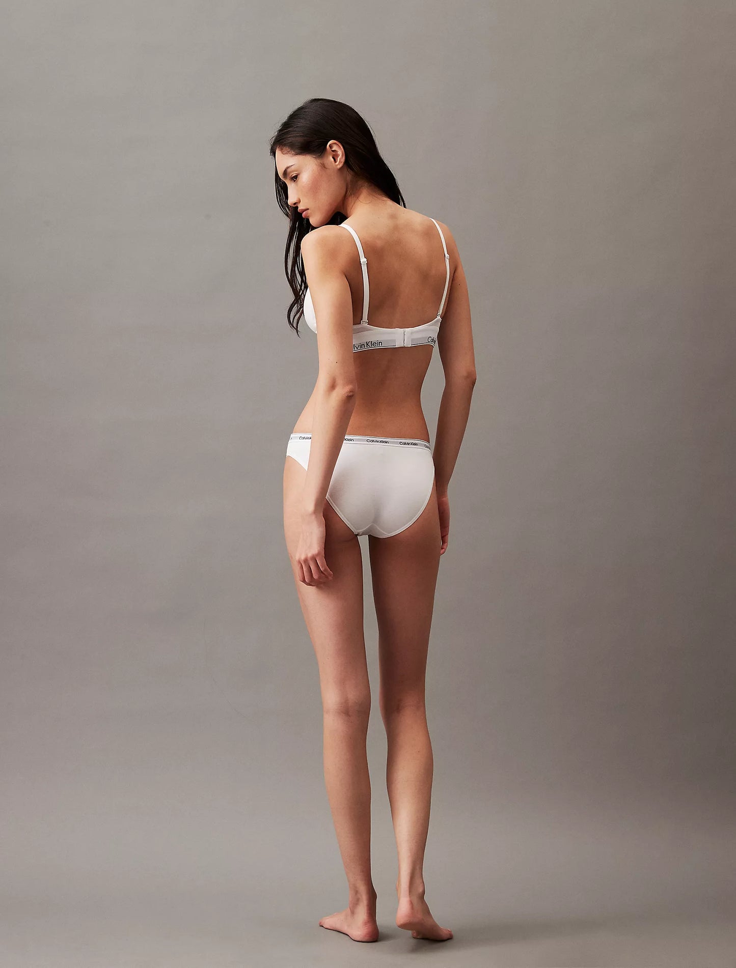 Calvin Klein - Bikini elásticos de algodón con logotipo