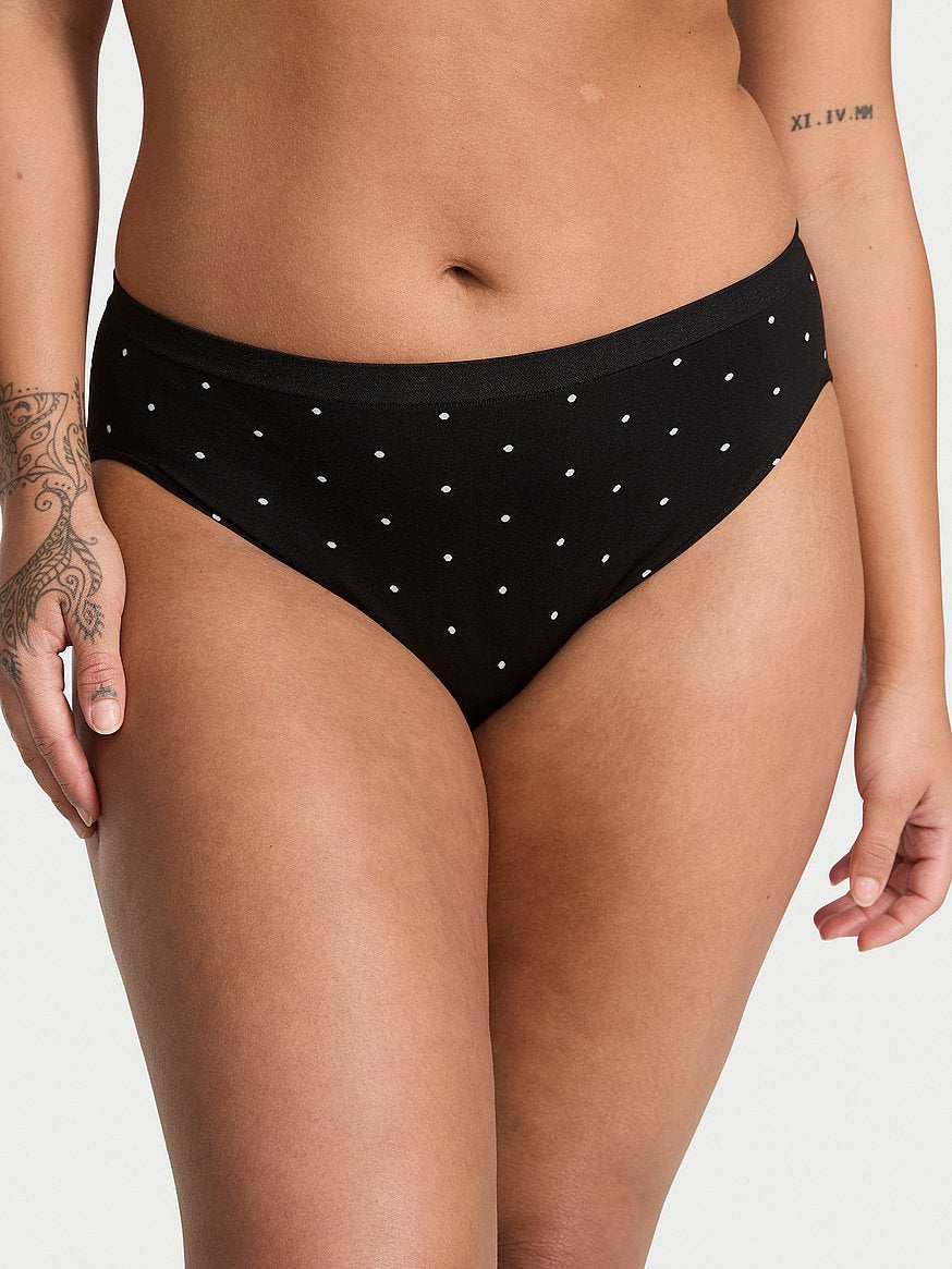 Panty de algodón elástico pierna alta by Victoria's Secret