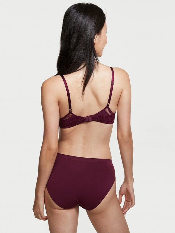 Panty de algodón elástico pierna alta tipo bikini Victoria’s Secret