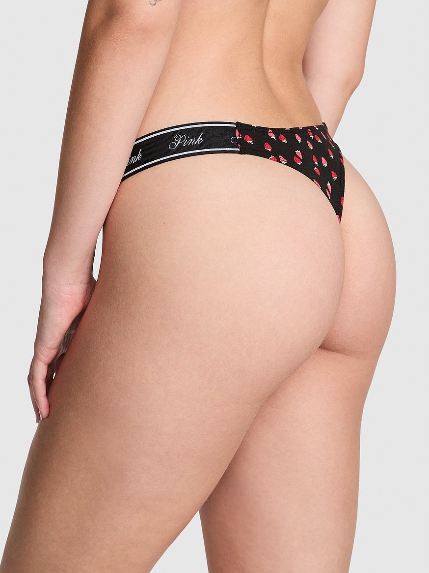Tanga de Algodón Logo Pink, Victoria's Secret