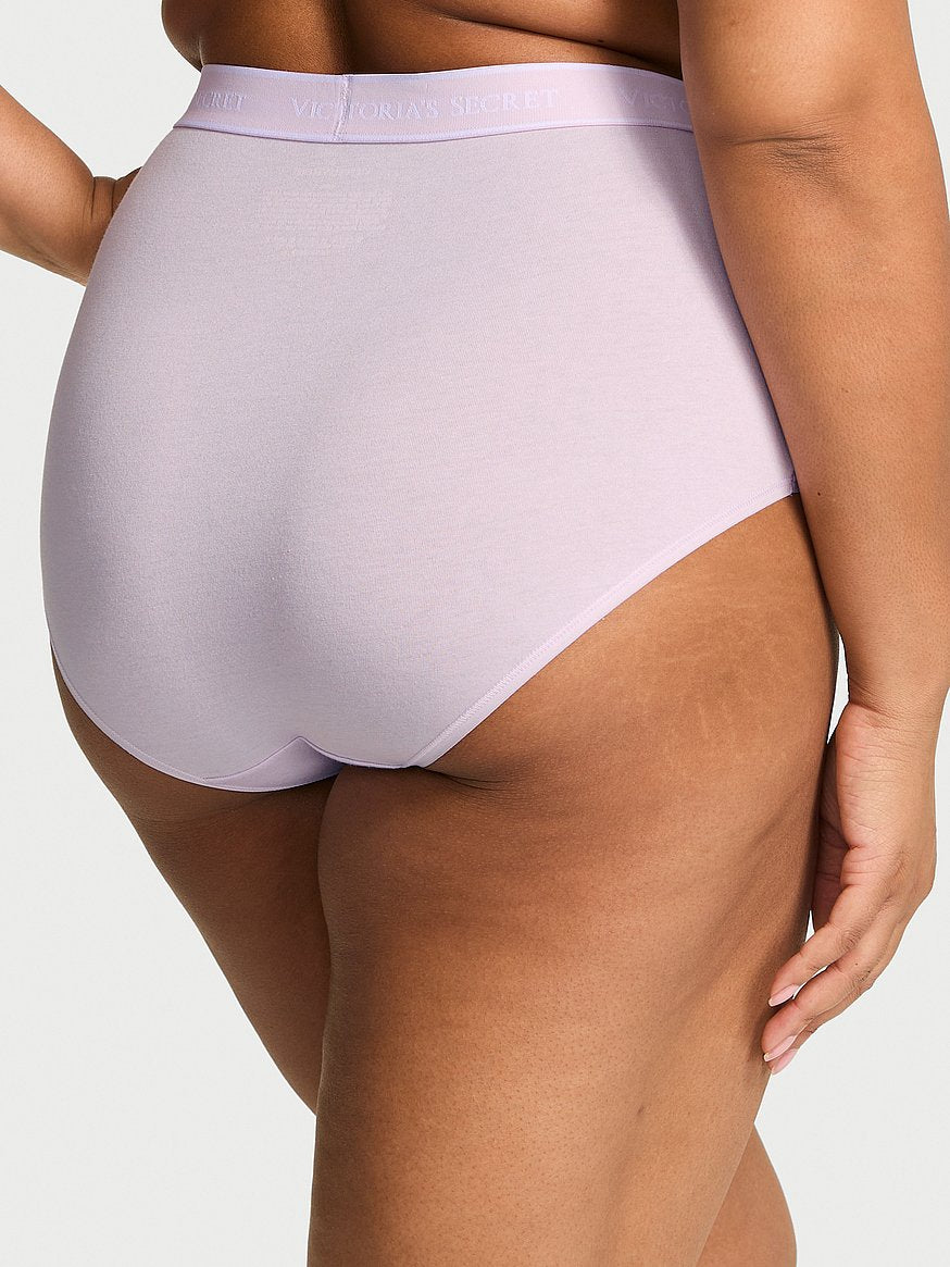 Panty de algodon a la cintura con logo