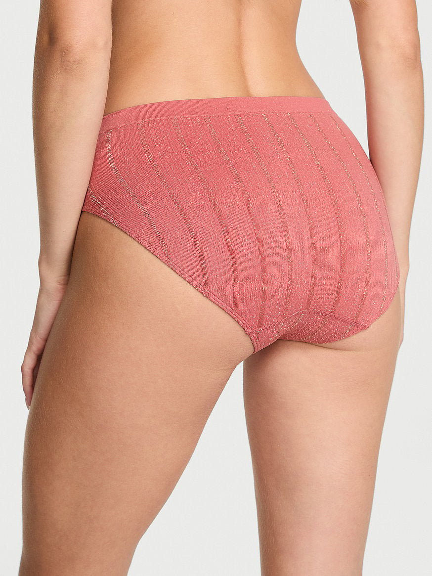 Panty de algodón elástico pierna alta by Victoria's Secret