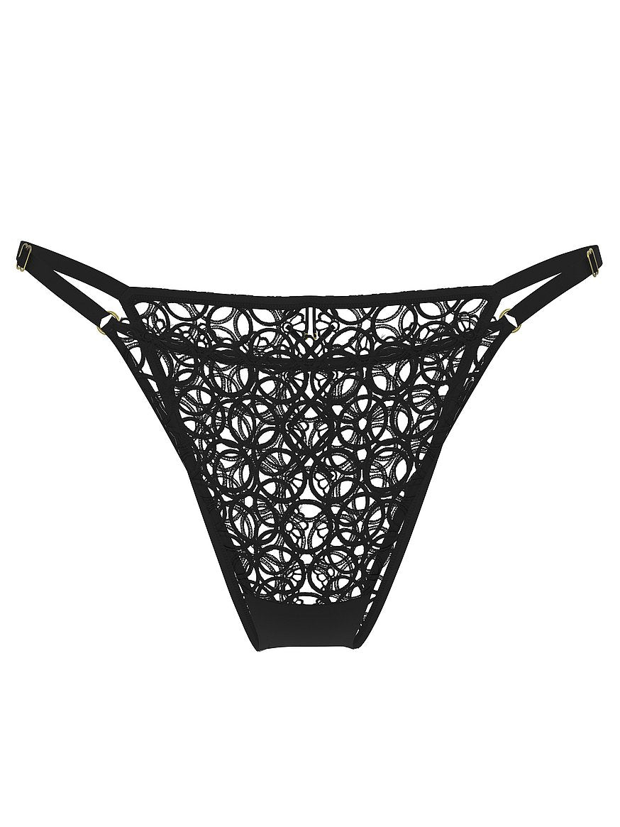 Panty Brasileña de tejido geométrico fino Victoria's Secret