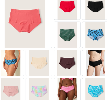 Panty sin costuras invisible Pink Victoria'S Secret