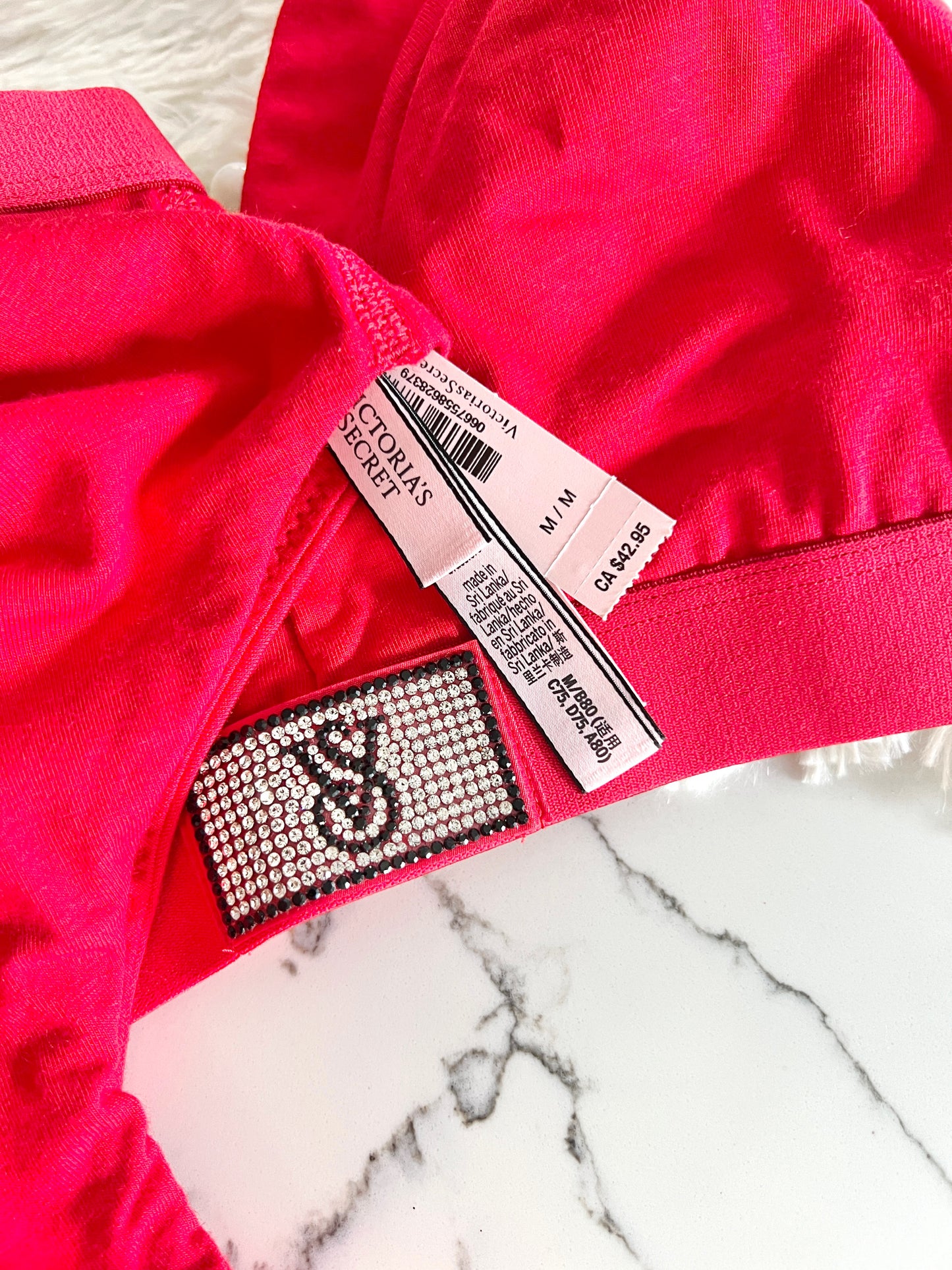 Bralette de algodón con broche brillante Victoria's Secret