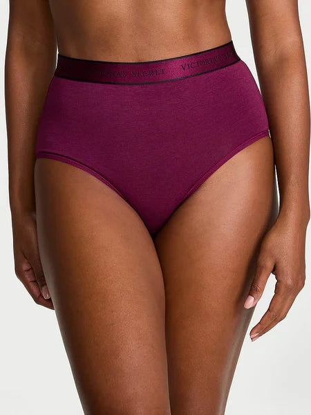 Panty de algodon a la cintura con logo