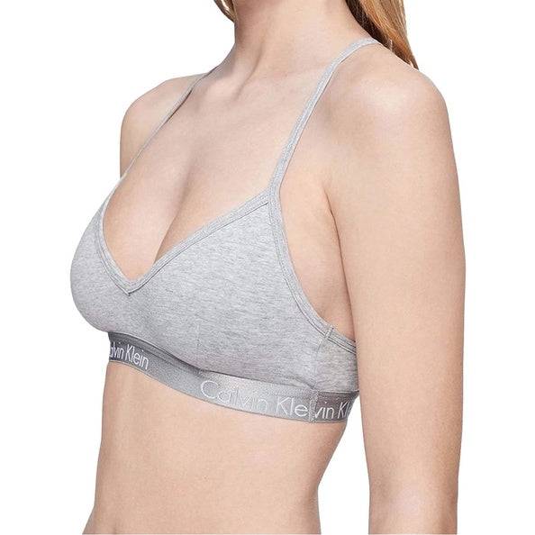 Bralette Calvin Klein de algodón con forro liviano, para mujer