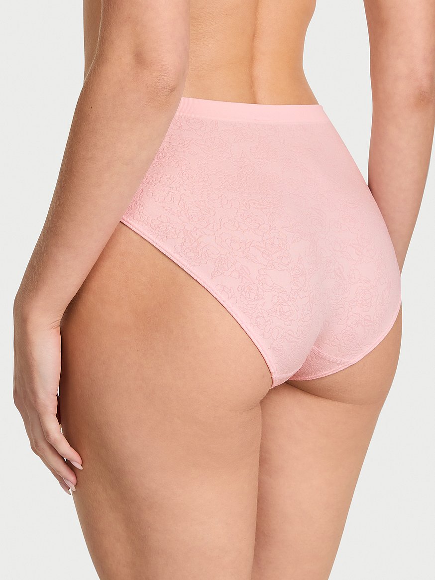 Panty de algodón elástico pierna alta by Victoria's Secret