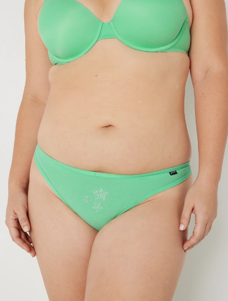 Tanga de algodón colores llamativos Pink Victoria's Secret