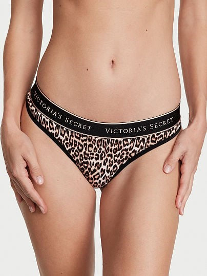 Tanga de algodón con logo Victoria´s Secret