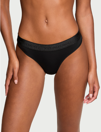 Tanga de algodón con logo Victoria´s Secret