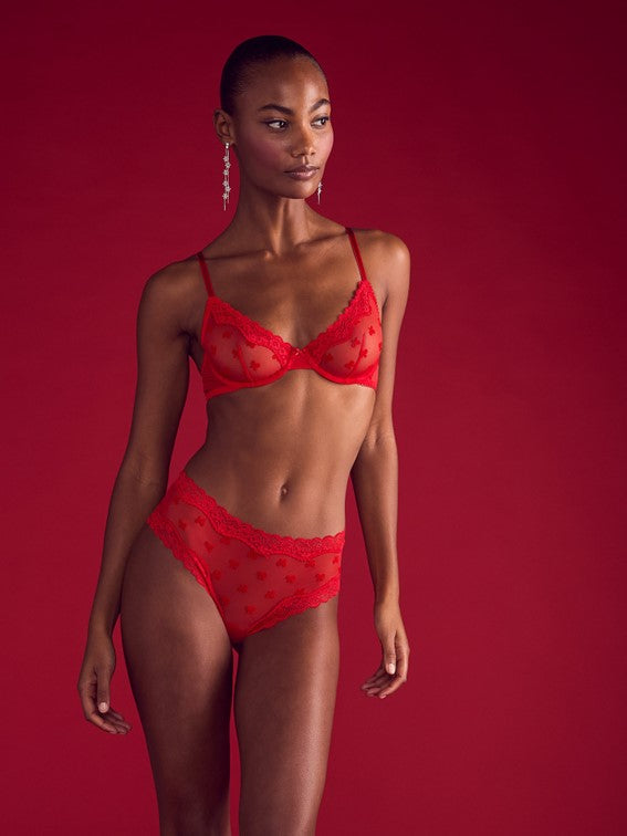 Brasier de media copa sin forro de malla Tease, Victoria's Secret