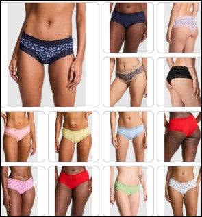 Cheeky de algodón con cintura de encaje, Pink - Victoria'S Secret