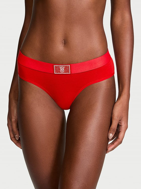 Tanga de algodón con logo Victoria´s Secret