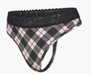 Tanga de Algodón con Cintura de Encaje - Savage X Fenty