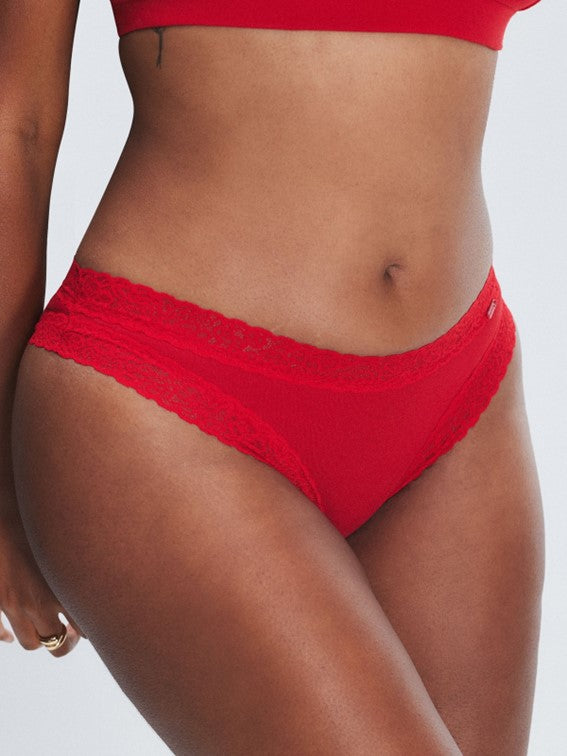 Cheeky de Algodón con Ribete de Encaje - Savage X Fenty