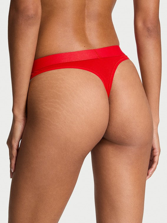 Tanga de algodón con logo Victoria´s Secret